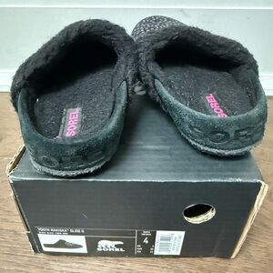 Sorel Kids Charcoal Slippers